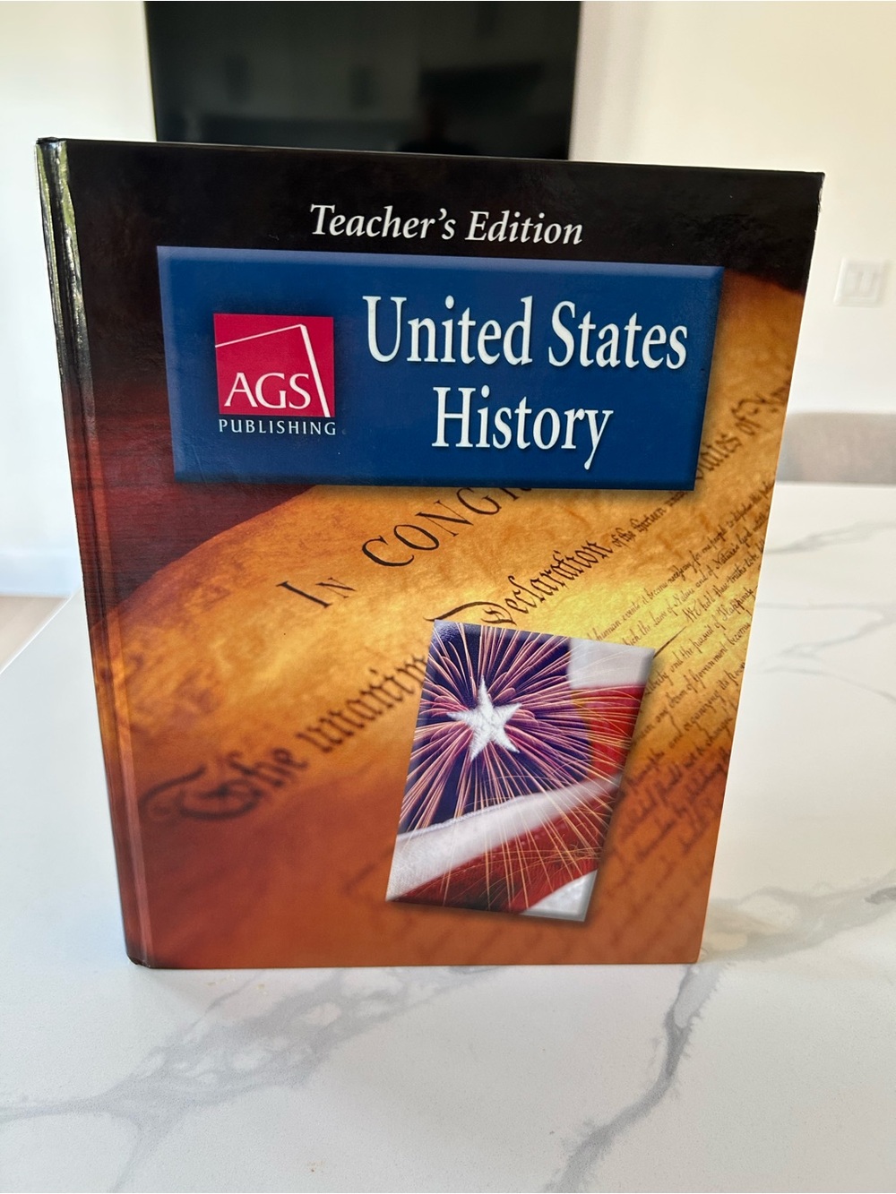 AGB United States History Teacher's Edition - Blue, Red, Gold Cover